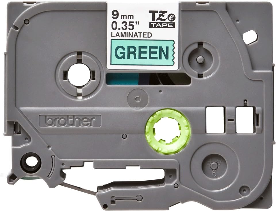 BROTHER P-TOUCH TZE-721 noir sur vert 9mm
