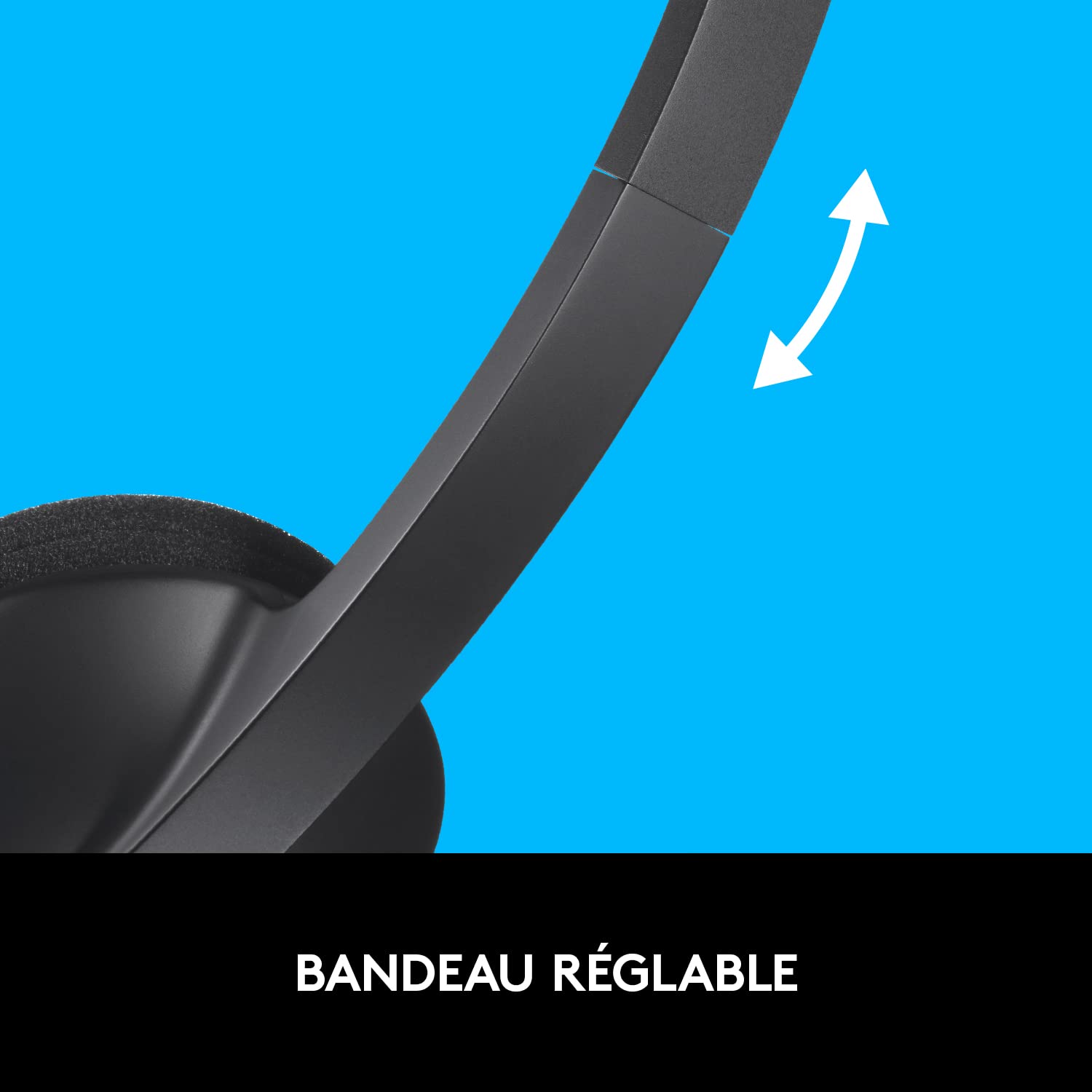 LOGITECH USB Headset H340 Headset on-ear wired