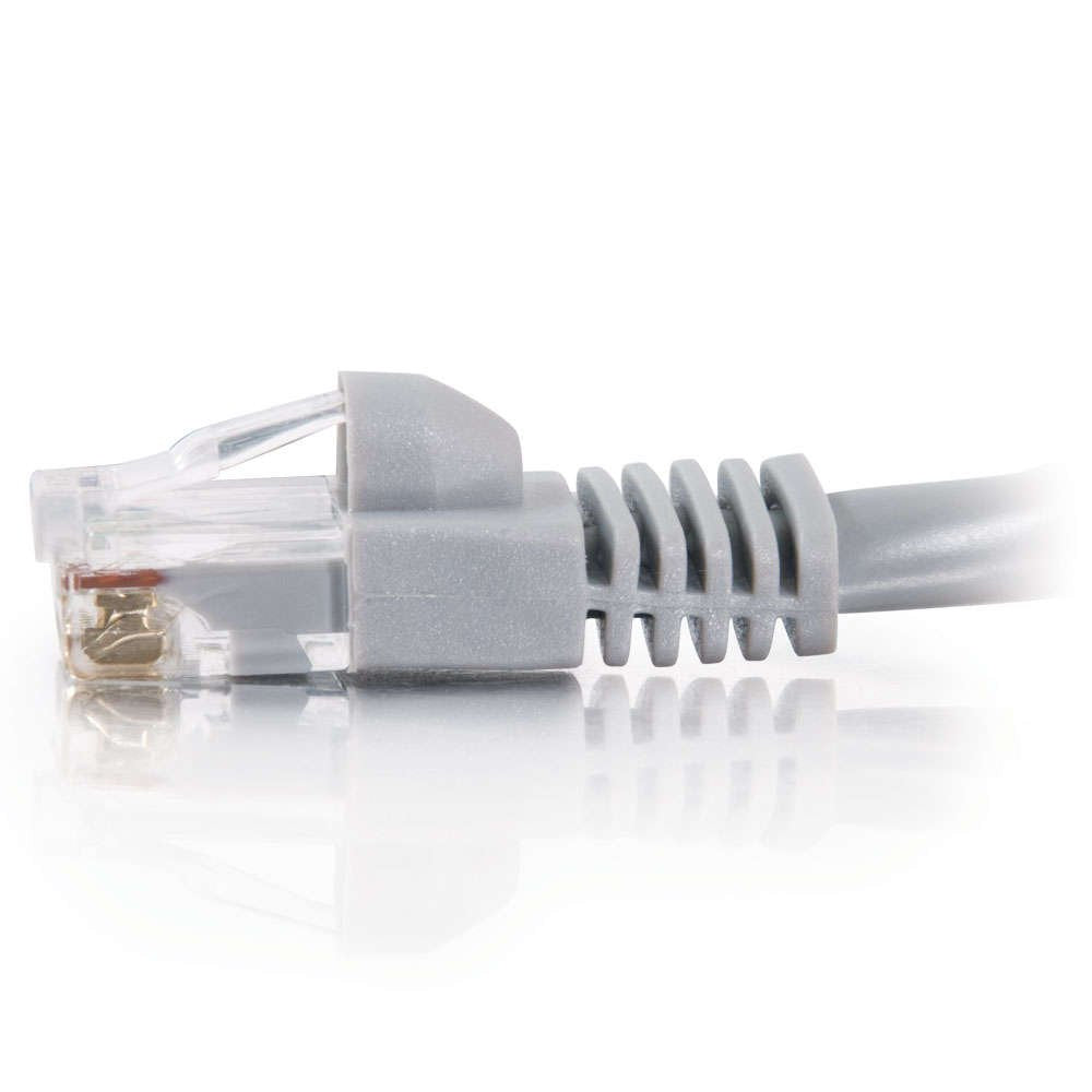 Cbl/0.5M Mlded/Btd Grey CAT5E PVC UTP P