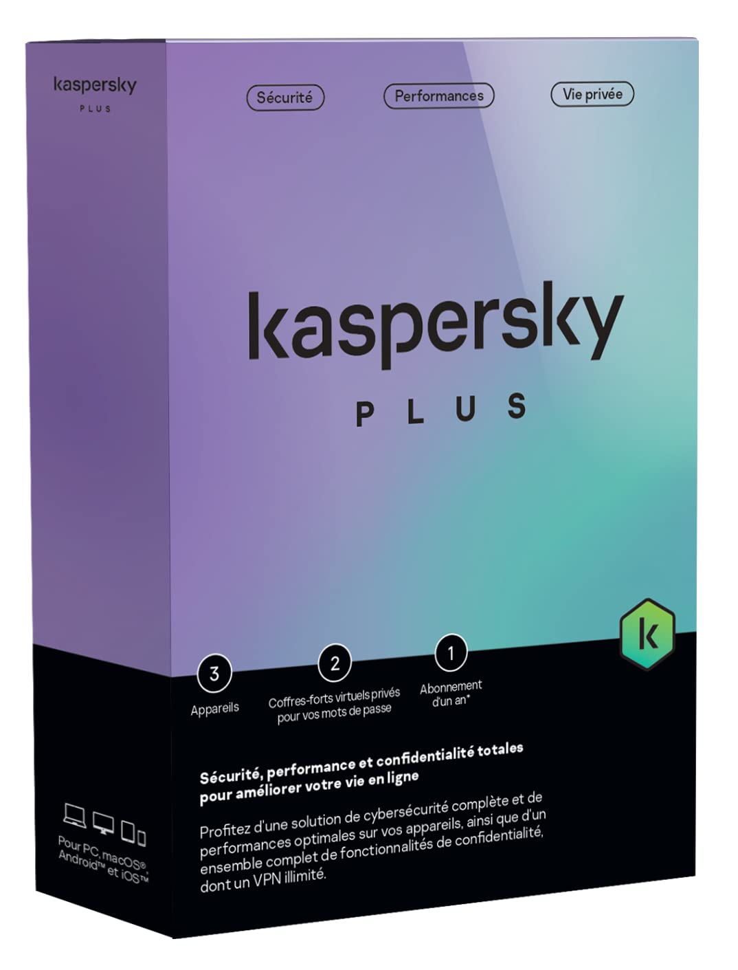 KASPERSKY Plus 3 Postes/1 An