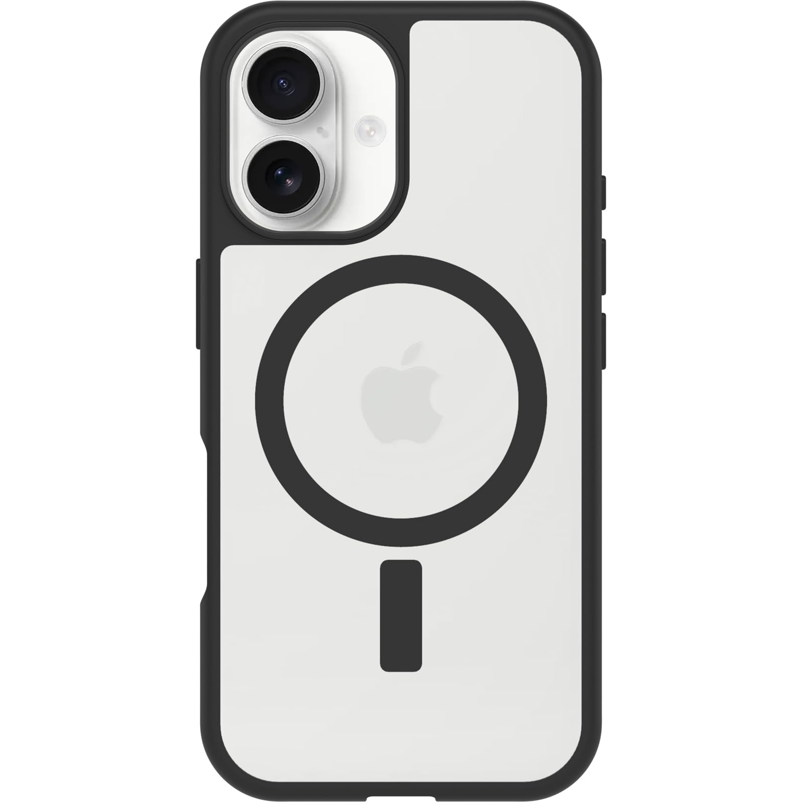 React MagSafe iPhone 16 CLR/BLK POLYBAG