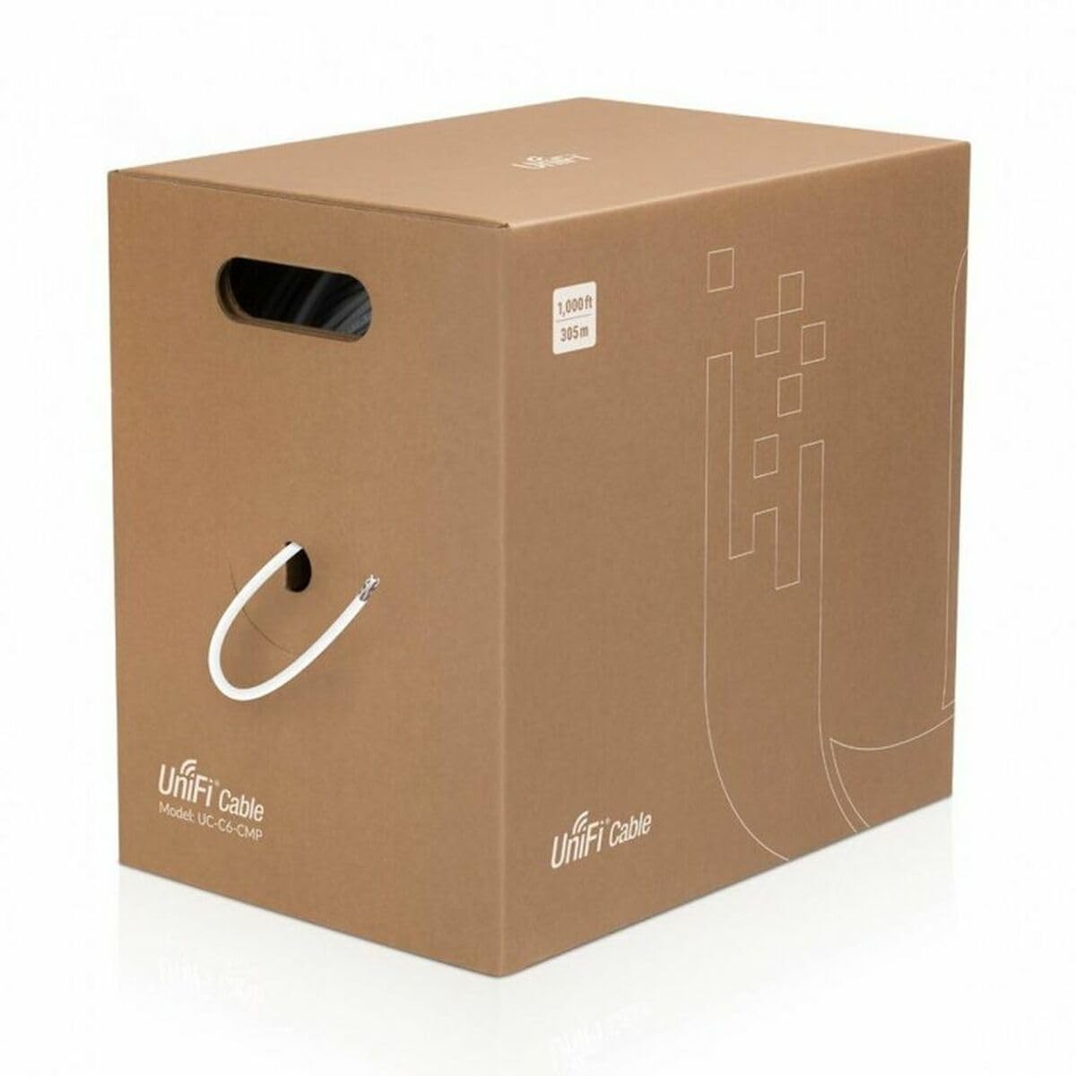 Ubiquiti Networks U-Cable-C6-CMP câble de réseau Blanc 305 m Cat6 U/UTP (UTP)