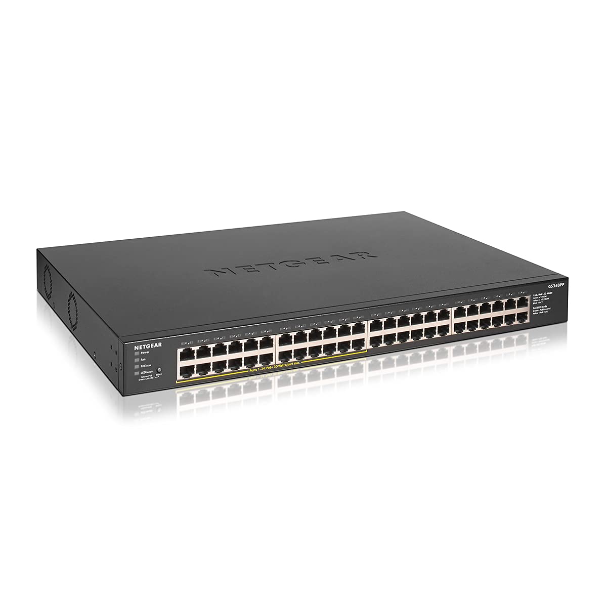 NETGEAR 48-Port Gb unmanaged PoE+ Switch