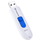 TRANSCEND 32Go Clé USB USB 3.1 Gen 1 Sans Capuchon - Blanc