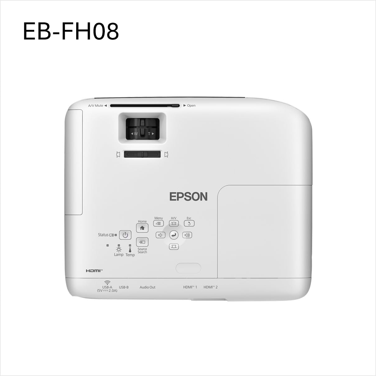 EPSON EB-FH08 3LCD Projector 3600lm