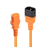 LINDY 0.5m IEC Extension Lead. Orange
