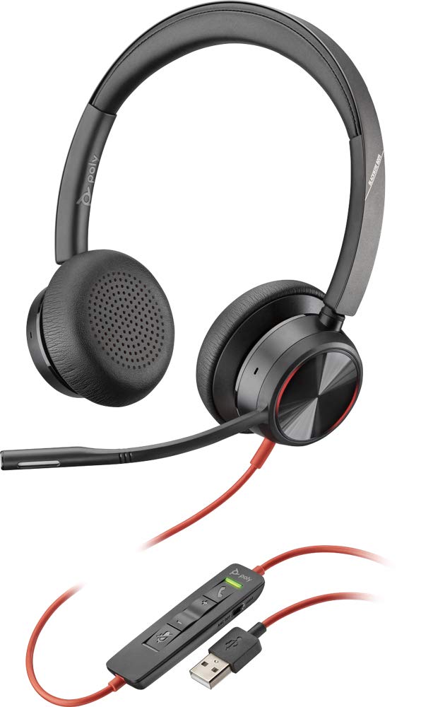 POLY Blackwire BW8225-M Micro-casque USB-A ANC- 2 écouteurs