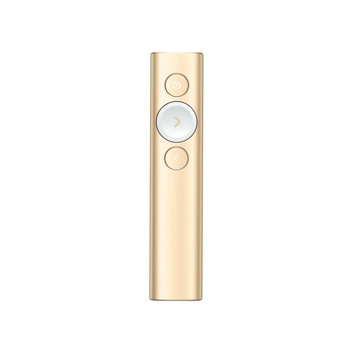 LOGITECH Spotlight Presentation remote control 3 buttons gold