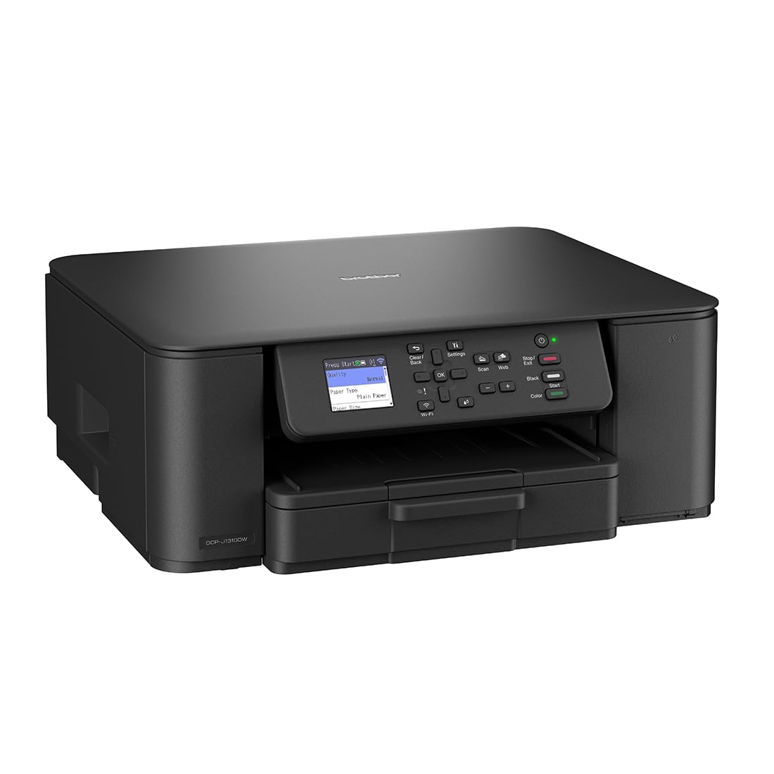BROTHER DCP-J1310DW Compact 3-in-1 wireless inkjet printer with duplex print 16ppm
