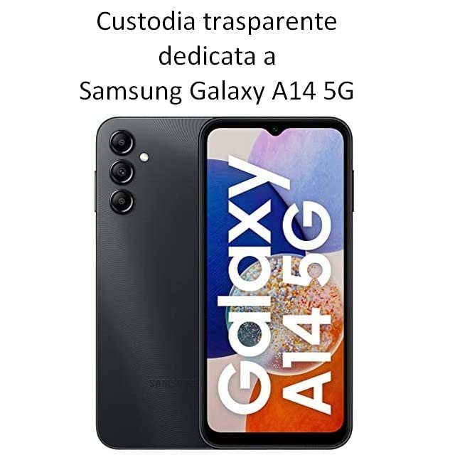 Coque Silicone Pour Samsung Galaxy A14 5G (0.5mm, Transparent) - En Vrac