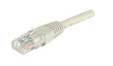 Cordon RJ45 catégorie 6 U/UTP gris CCA - 0,3 m
