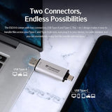 TRANSCEND ESD310S 1To External SSD USB 10Gbps Type C/A Silver