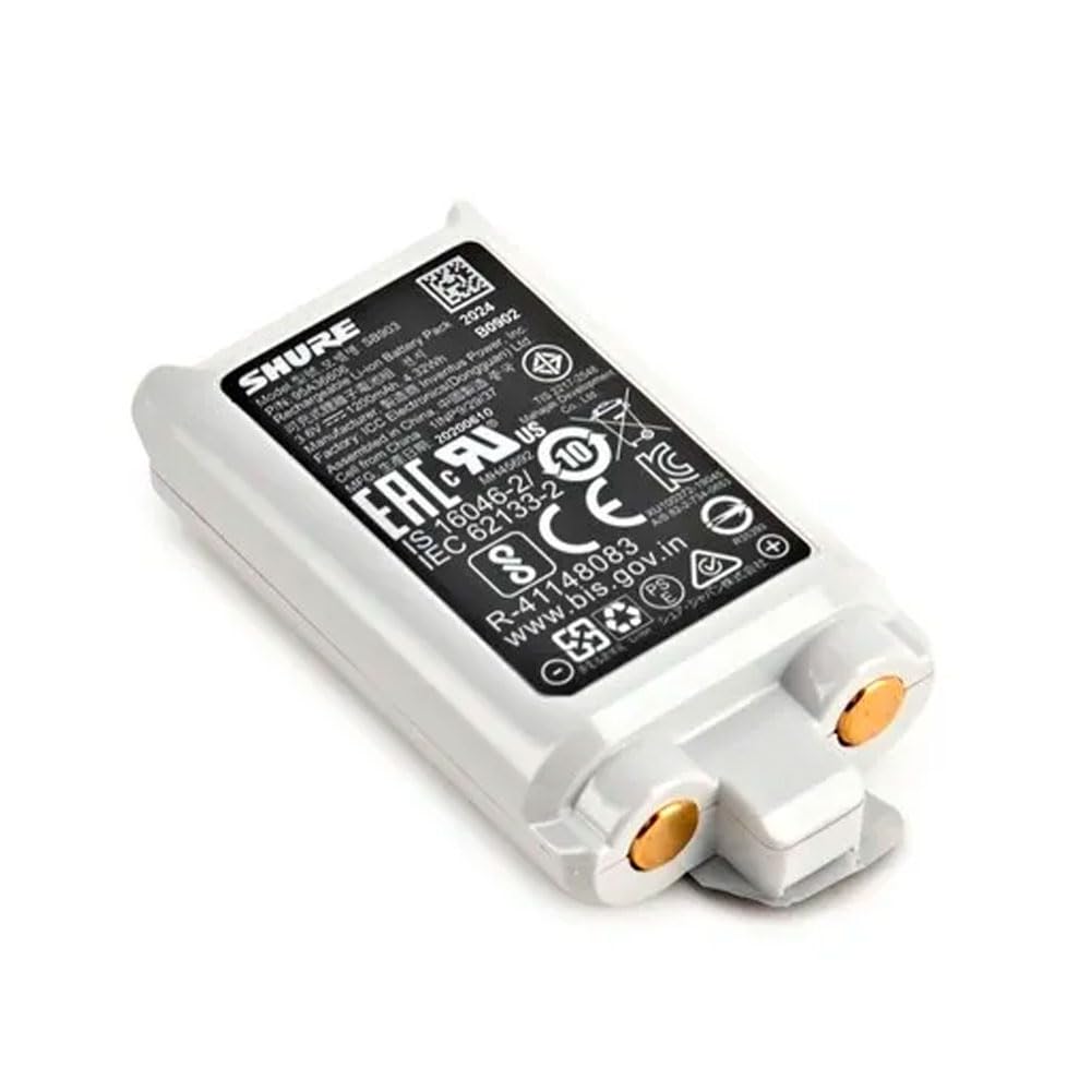 Shure LithiumIon Battery for SLXD Transmitter