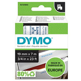 Ruban 19MM noir sur bleu pour labelmanager 350/450/300/400