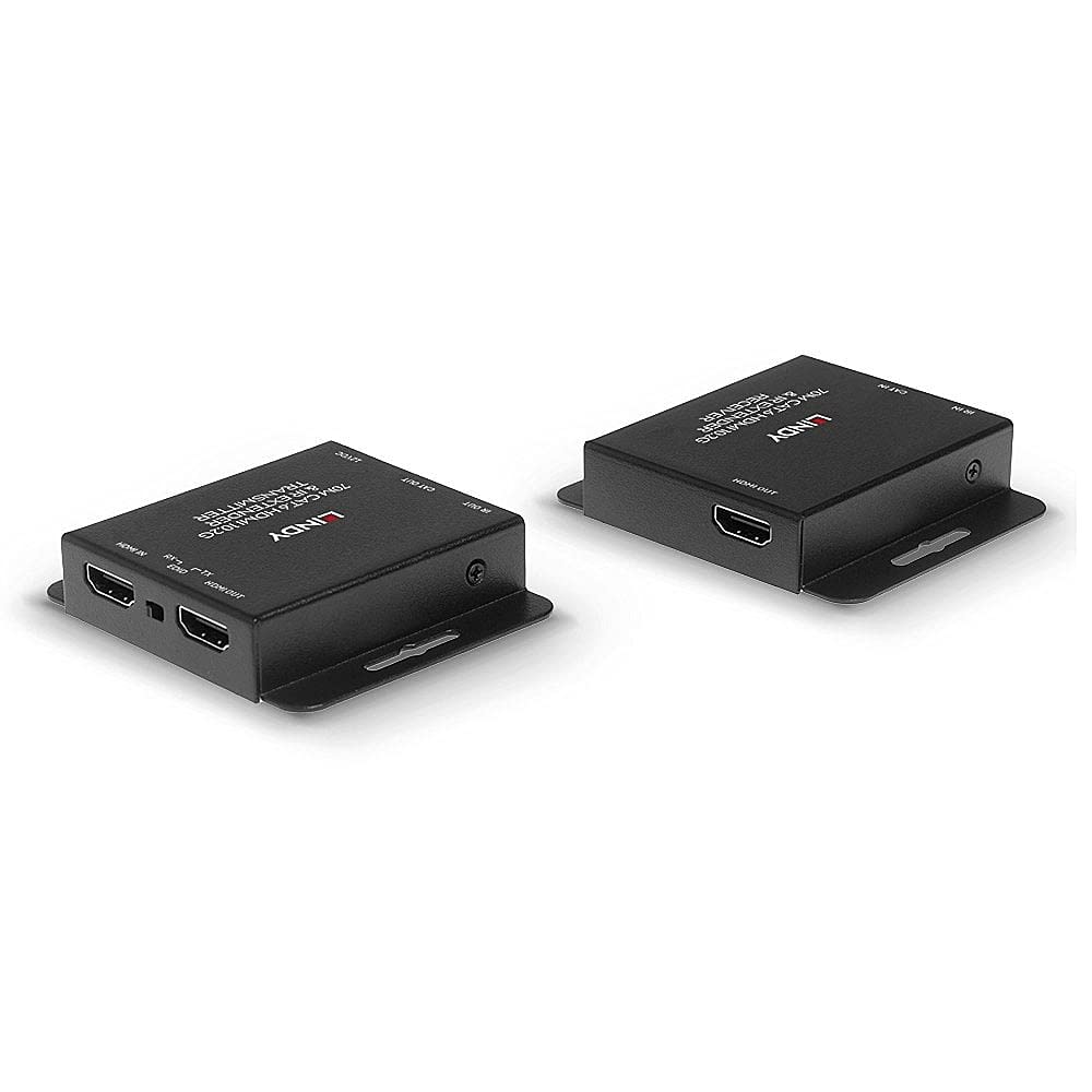 LINDY 70m Cat.6 HDMI 10.2G & IR Extender Amplify HDMI 10.2G & IR signals over 70m via Cat.6 cable