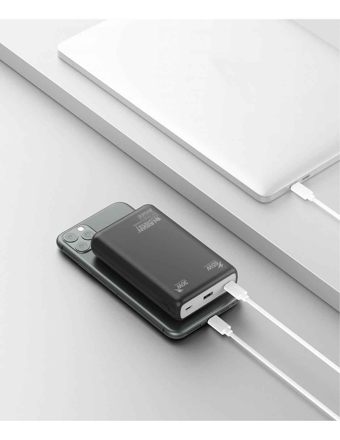 URBAN FACTORY Bigee Power USB-C Battery 20000mAh 65W for Notebook