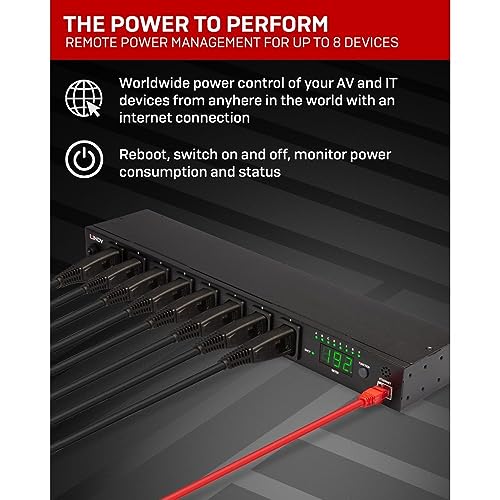 LINDY IPowerControl Classic 8 switchable via LAN or WAN