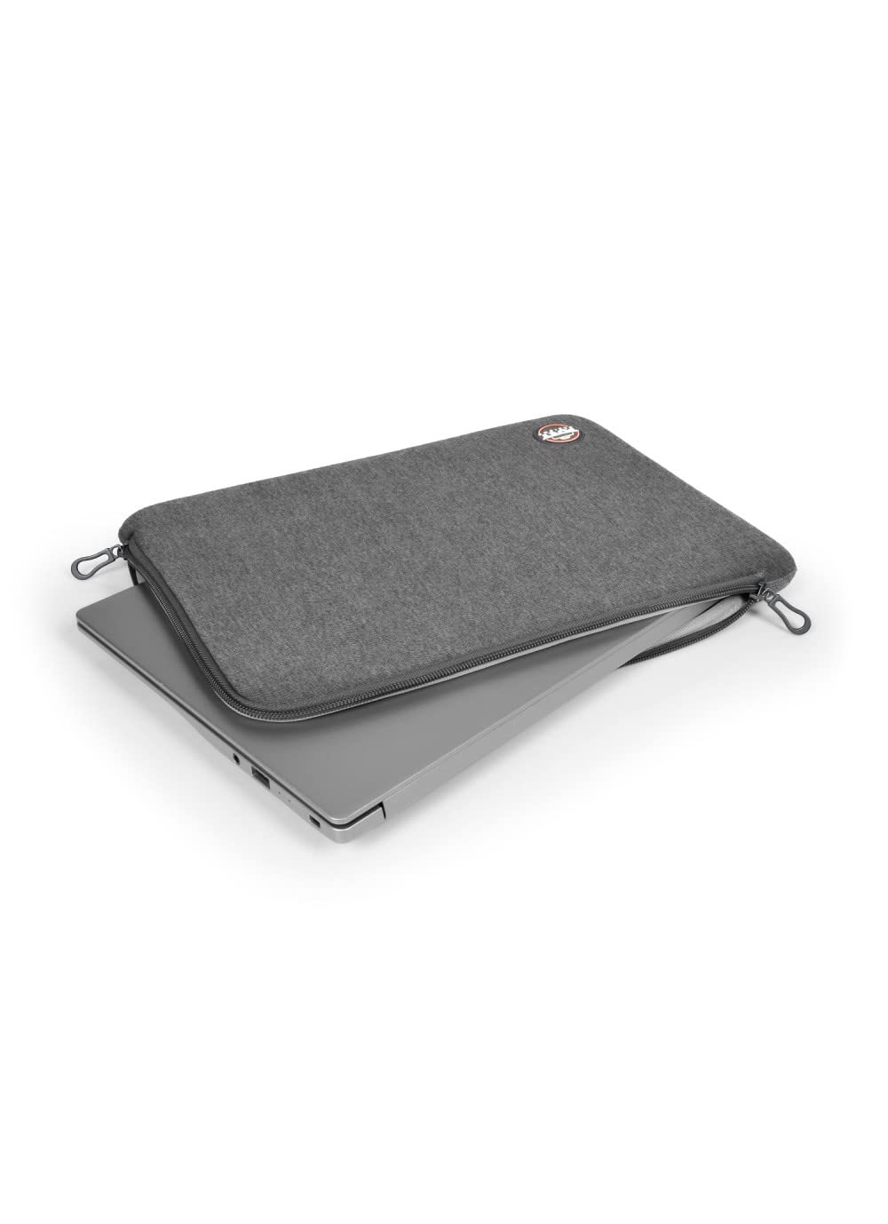 PORT DESIGNS Trendy Cotton Neoprene Laptop Sleeve 15.6p L-shaped opening for easy access Stretchy cotton neoprene material Black