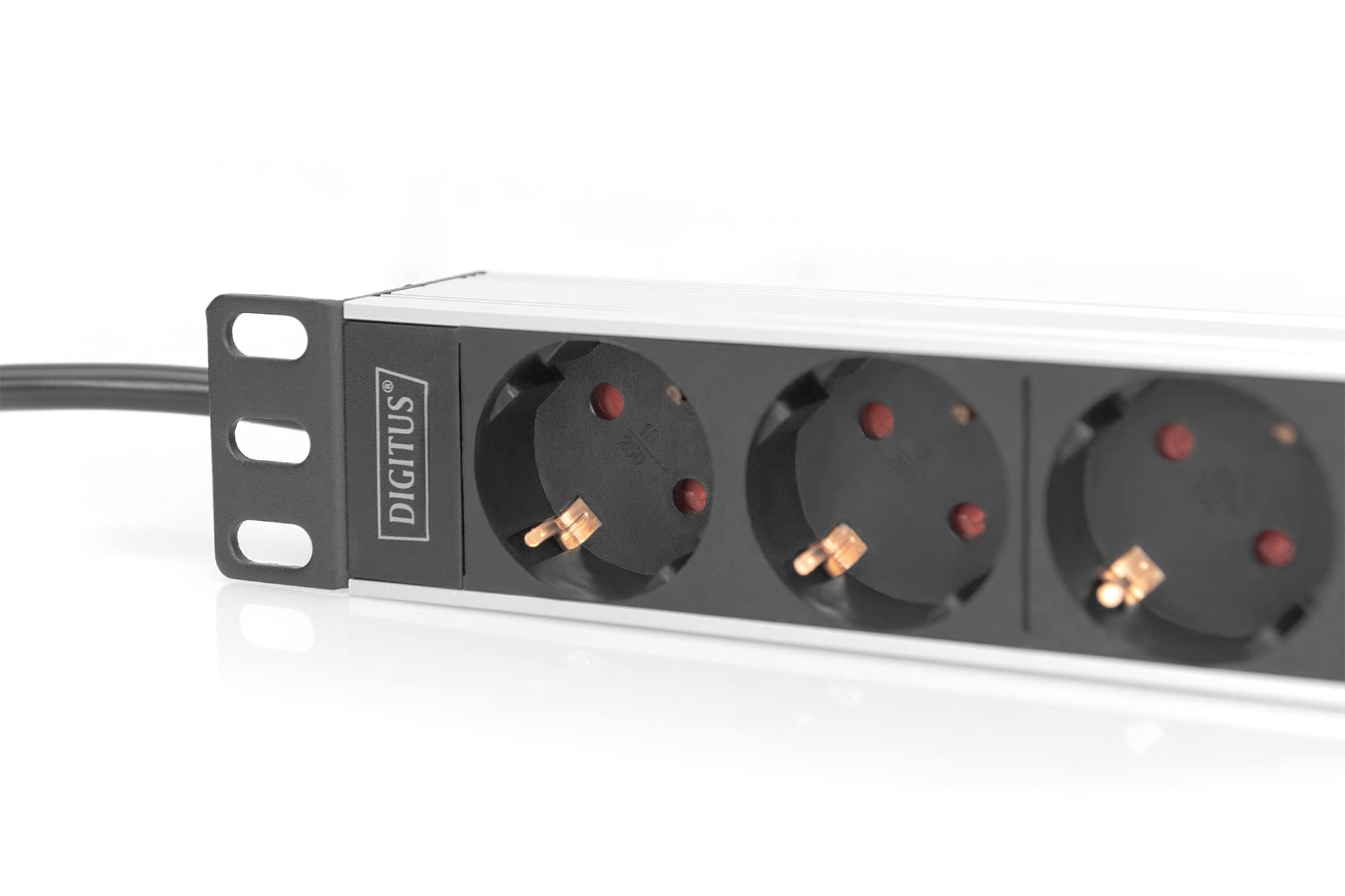 Digitus DN-95418 unité de distribution d'énergie 4 sortie(s) CA 0U/1U Noir