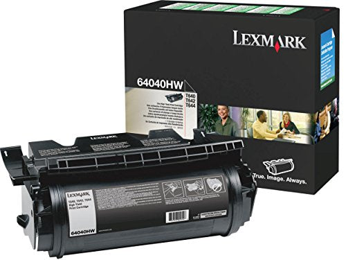 Toner LEXMARK 64040HW T64X - Noir