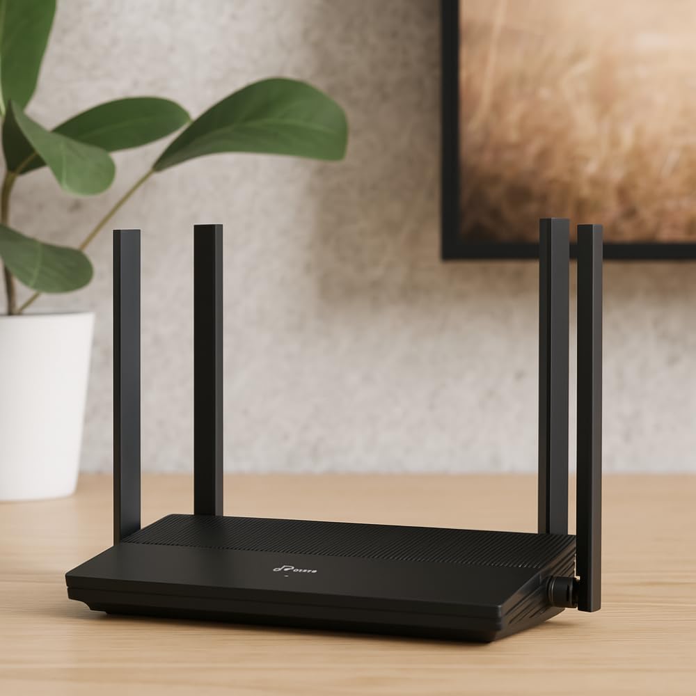TP-Link EX141 routeur sans fil Gigabit Ethernet Bi-bande (2,4 GHz / 5 GHz) Noir