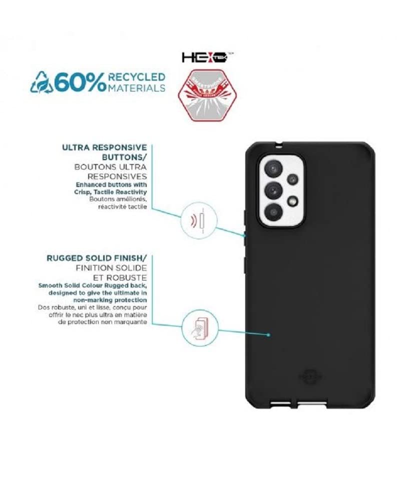 SPECTRUM Case for Galaxy A33 Solid Black