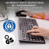 CHERRY Clavier STREAM KEYBOARD WIRELESS noir AZERTY (FR)