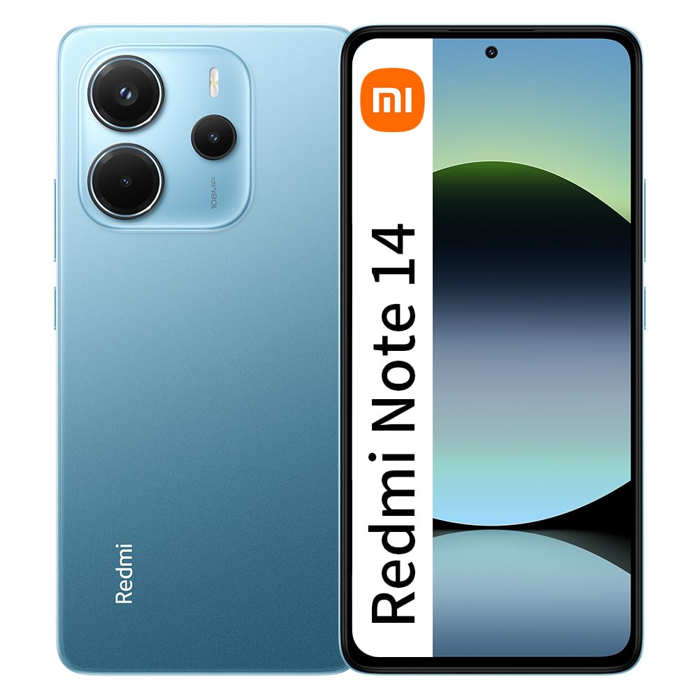 Xiaomi Redmi Note 14 4G (Double Sim - 6.67", 256 Go, 8 Go RAM) Bleu