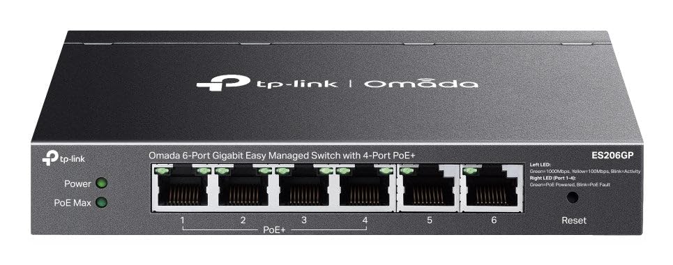 Omada 6-Port Gigabit Easy Managed Switch