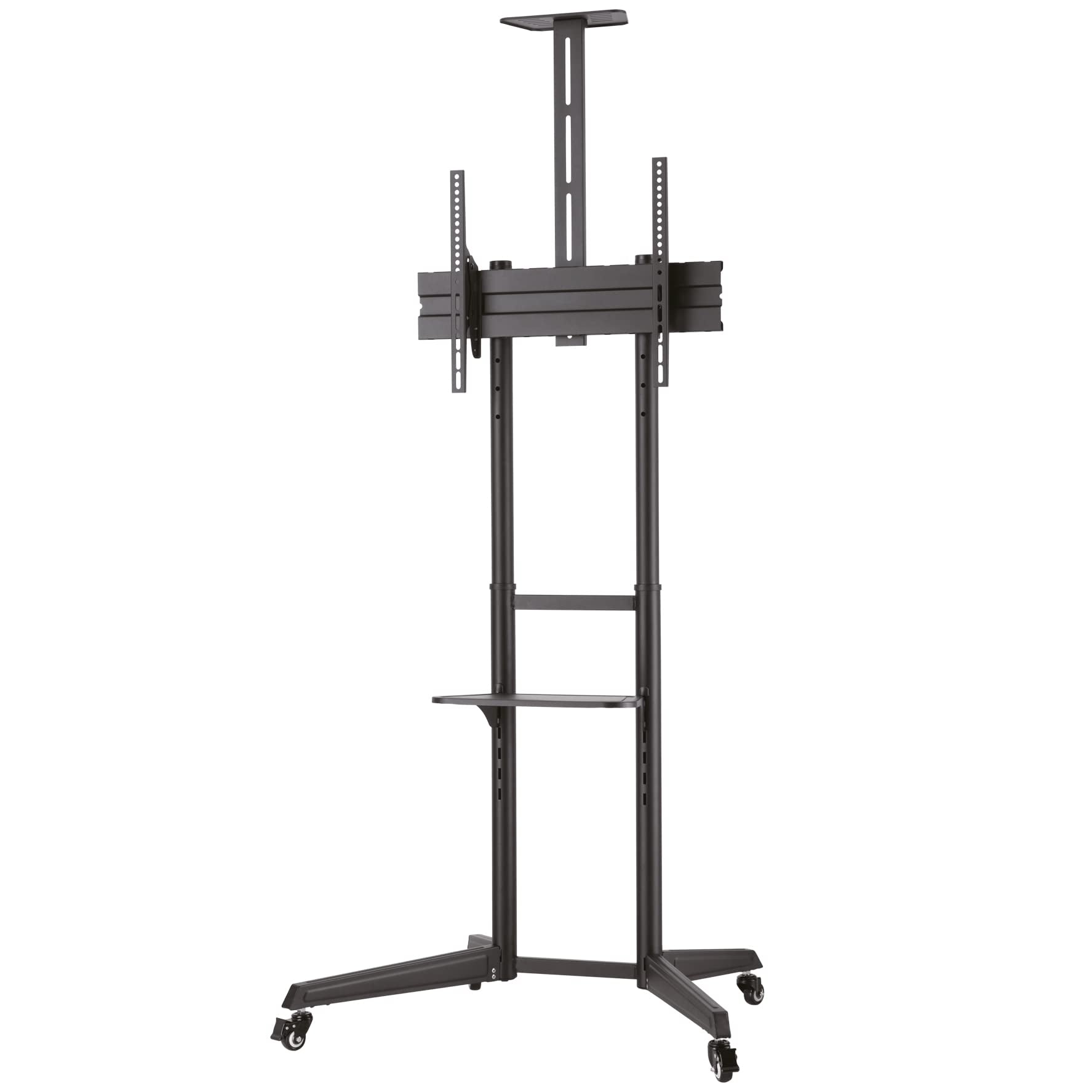 NEOMOUNTS FL50-550BL1 Support au sol mobile pour écran 37-70p - étagère multimédia et support caméra inclus