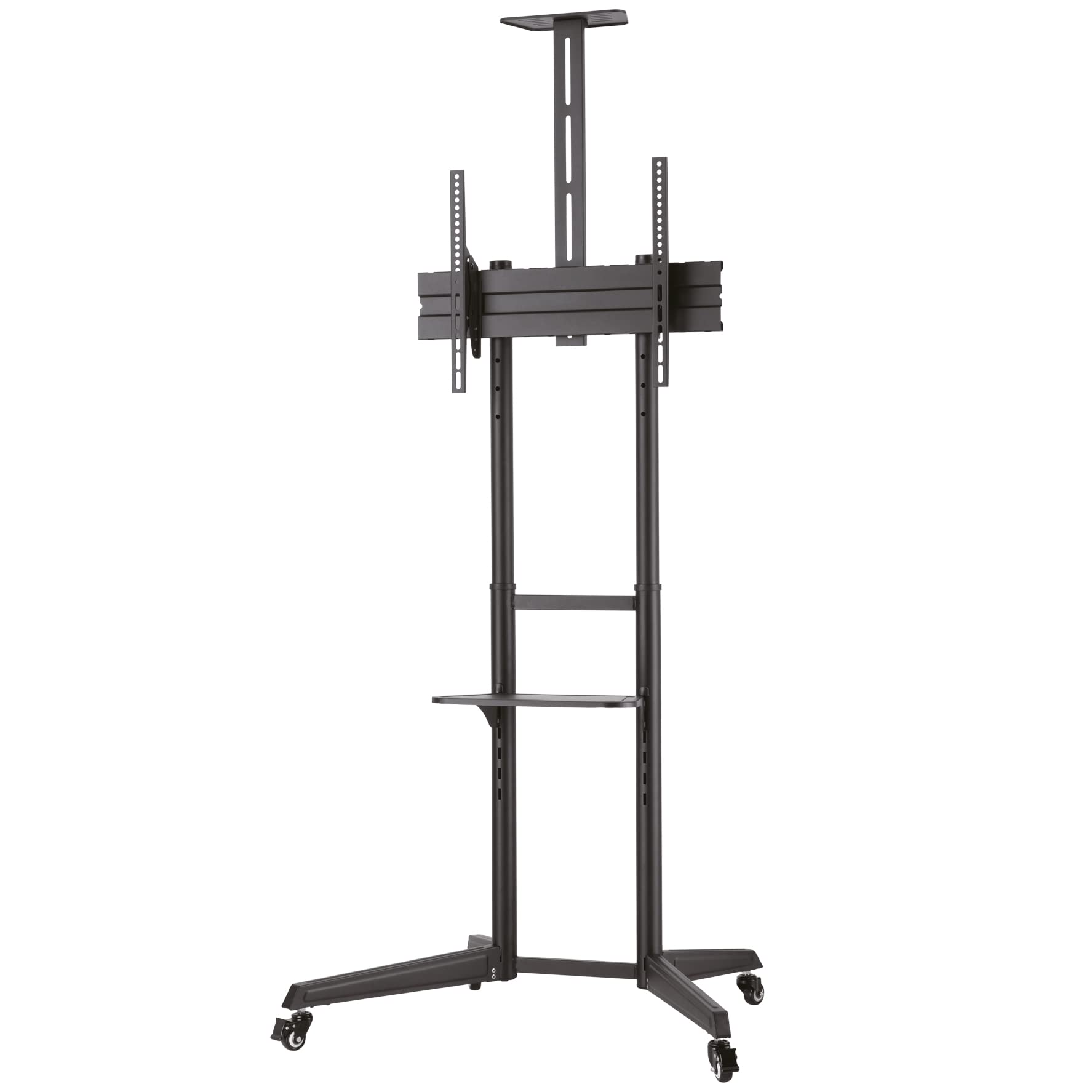 NEOMOUNTS FL50-550BL1 Support au sol mobile pour écran 37-70p - étagère multimédia et support caméra inclus