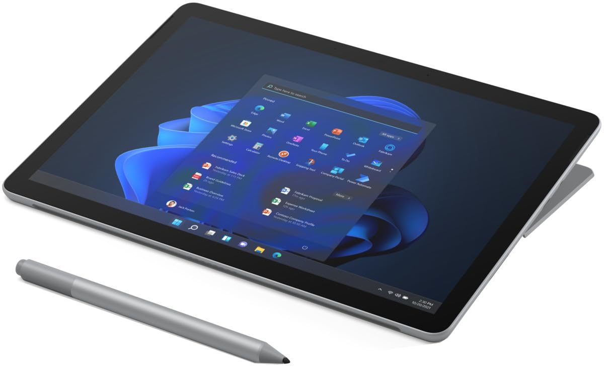 MICROSOFT Surface Go 4 - Intel N200 - 10.5p - 8Go - 256Go - W11P - WIFI- Platine - Tablette Hybride 2-en-1
