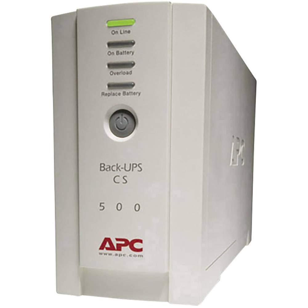 APC Back-UPS CS 500 UPS AC 230V 300Watt 500VA RS-232 USB output connectors 4 beige