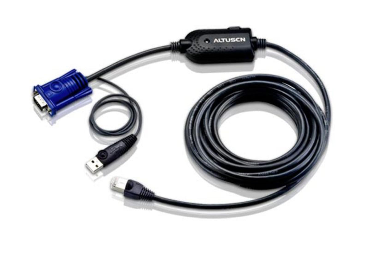 ATEN KA7970-AX câble kvm Noir, Bleu, Métallique
