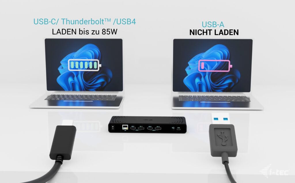 I-TEC Universal Dual 4K Display Docking Station PD 85W