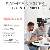 Alcatel temporis 880 téléphone lcd avec prise casque