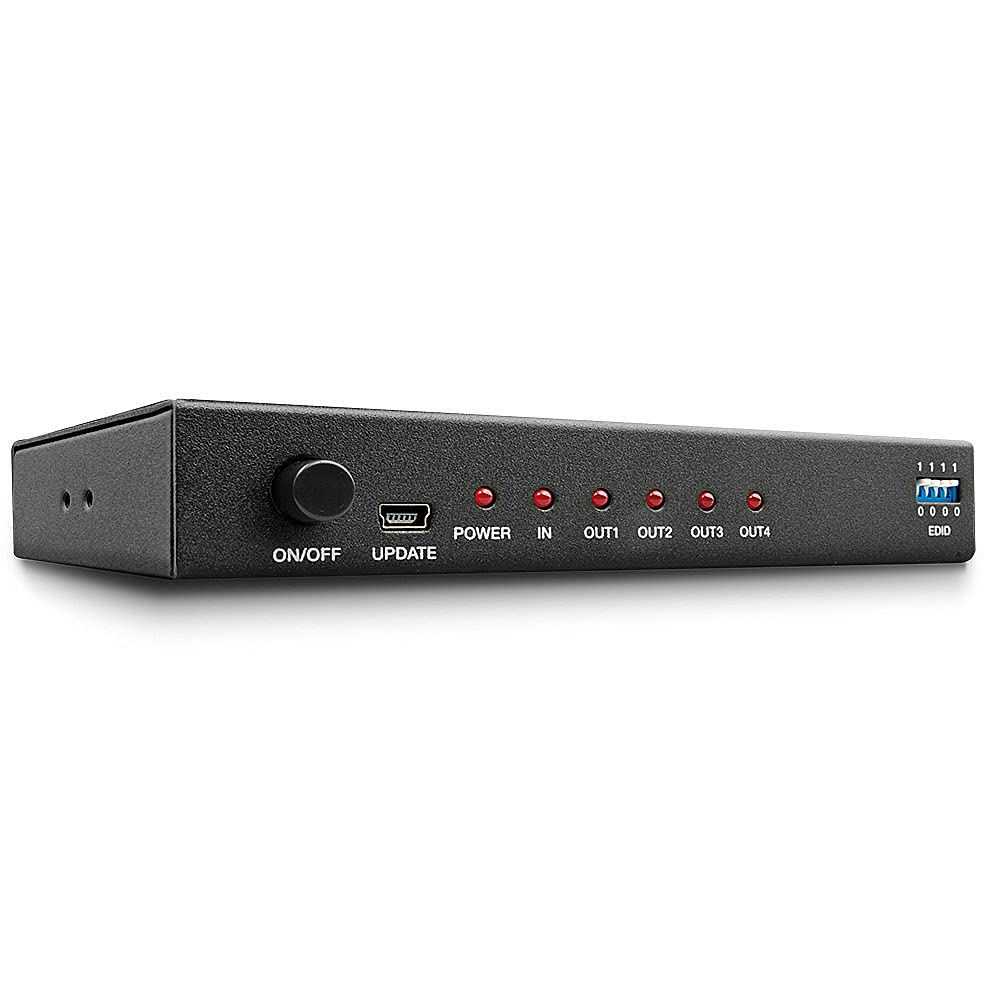LINDY HDMI 4K Splitter 4 Port 3D 2160p30 HDTV up to 1080p und 4K 36/12 Bit HDCP 1.4