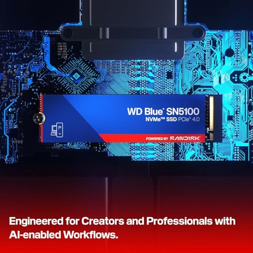 WD Disque SSD Blue SN5100 NVMe 500Go POWERED BY SANDISK