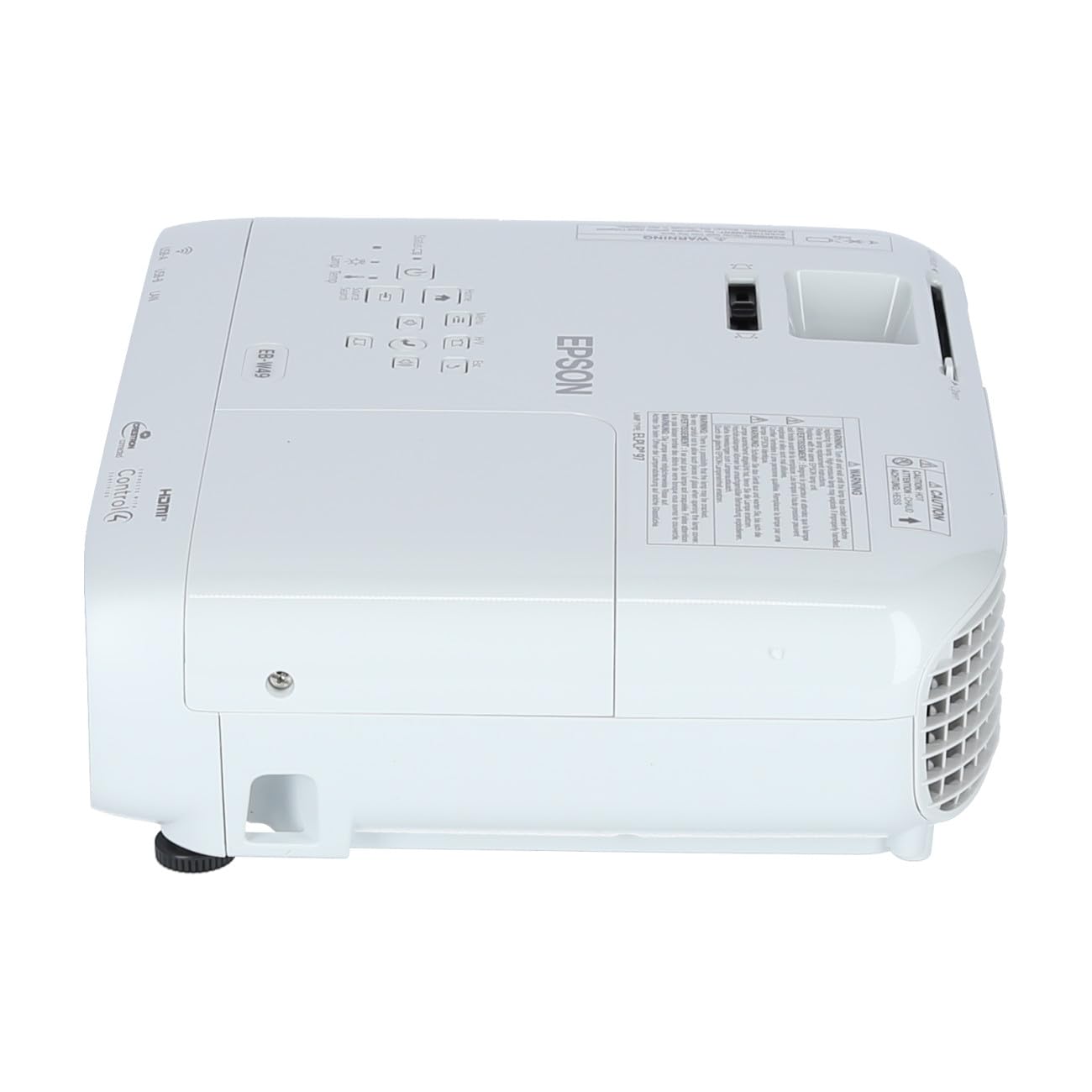 EPSON EB-W49 Projecteur 3LCD, WXGA , 3800 lm, 16 000 : 1, 1,30 – 1,56:1, VGA x2, HDMI x2 , RJ45, Wifi avec ELPAP11