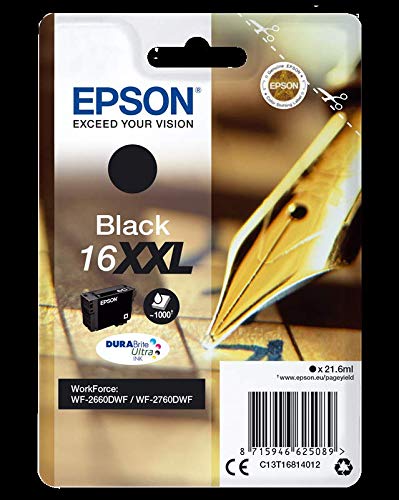 Cartouche EPSON C13T16814012 16XXL - Noir