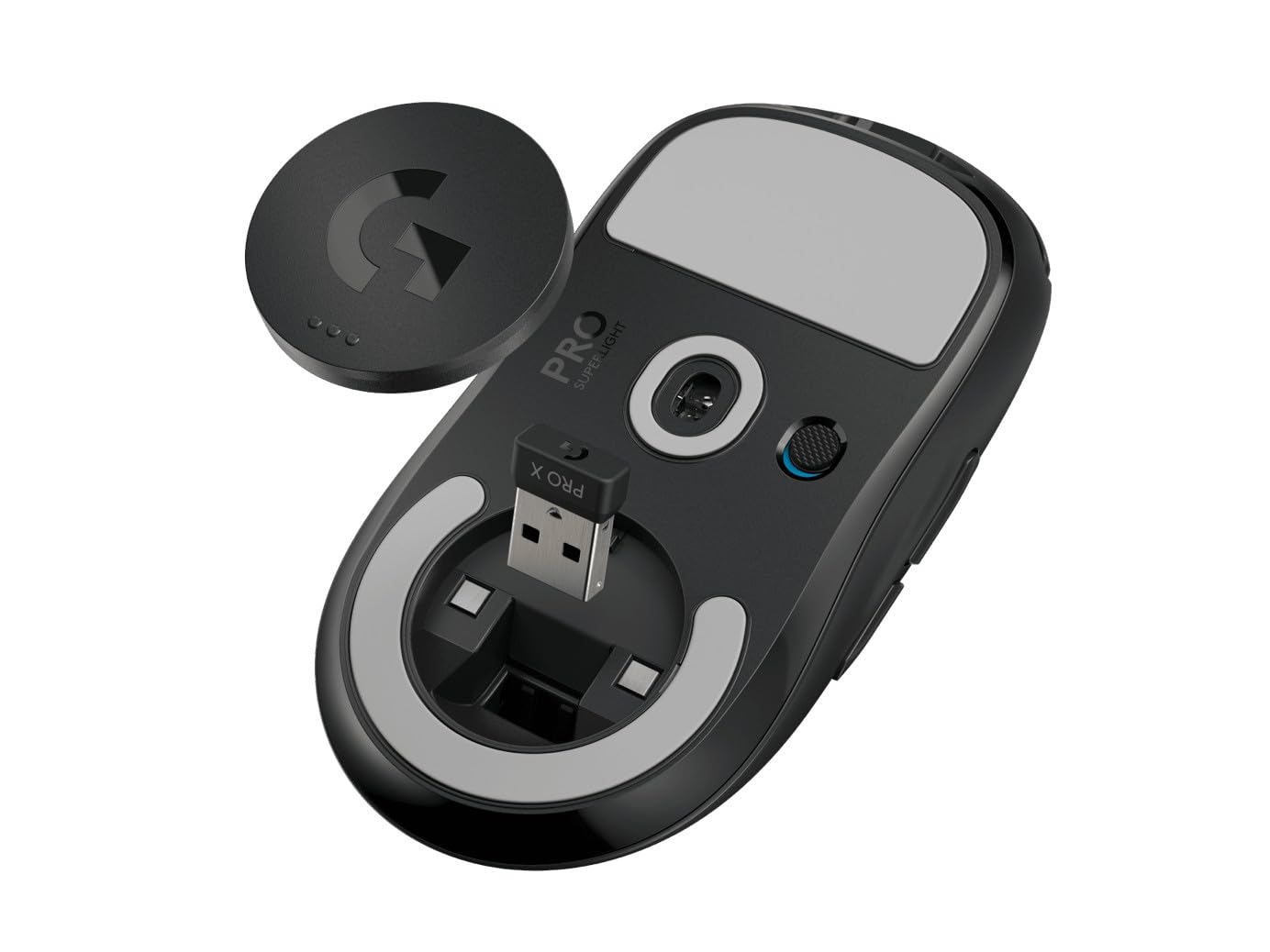LOGITECH G PRO X SUPERLIGHT 2 Mouse optical 5 buttons wireless 2.4 GHz USB LOGITECH LIGHTSPEED receiver black