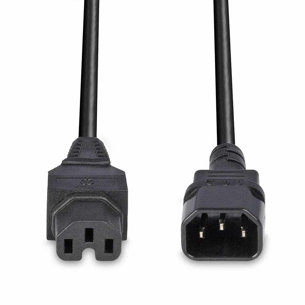 LINDY 2m IEC C14 to IEC C15 Extension Cable