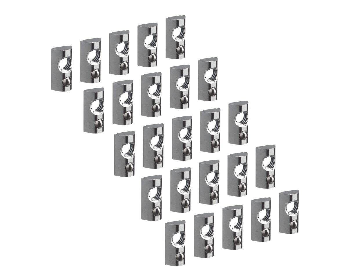 PFA 9149 T-SLOT NUTS 25 PIECES BK