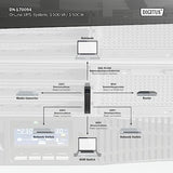 Digitus DN-170094 alimentation d'énergie non interruptible Double-conversion (en ligne) 1,5 kVA 8 sortie(s) CA