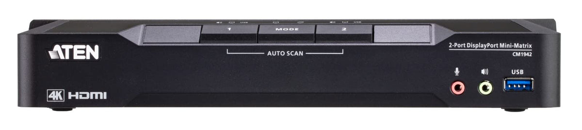ATEN CM1942 commutateur écran, clavier et souris Noir