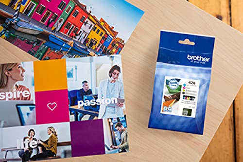 BROTHER LC426VAL Ink Cartridge Black Cyan Magenta Yellow Multipack for MFC-J4340DW MFC-J4540DW MFC-J4540DWXL 1500pages in color