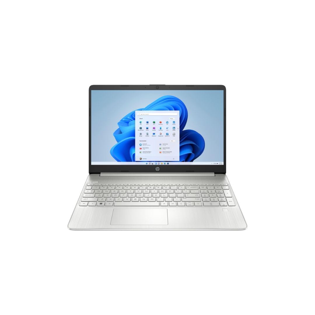 HP 15s-eq2097nf AMD Ryzen™ 7 5700U Ordinateur portable 39,6 cm (15.6") Full HD 16 Go DDR4-SDRAM 512 Go SSD Wi-Fi 5 (802.11ac) Windows 11 Home Argent