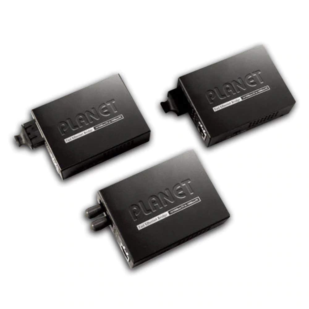 PLANET FT-802S15 convertisseur de support réseau 100 Mbit/s 1310 nm Monomode Noir