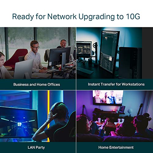 TL-SX1008 Switch 8 Ports Multi-Gigabit 100 / 1G / 2,5G / 5G / 10G