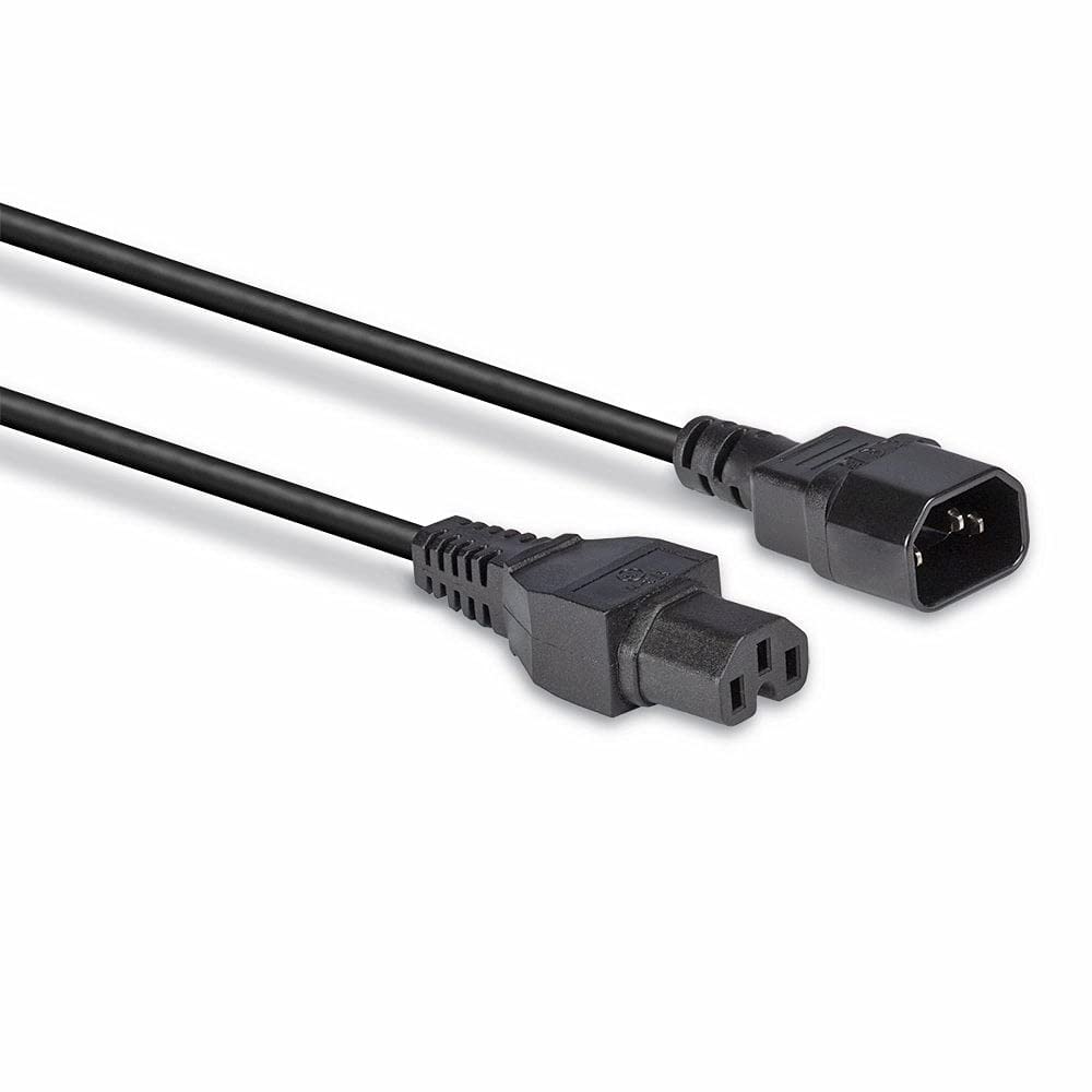 LINDY 2m IEC C14 to IEC C15 Extension Cable